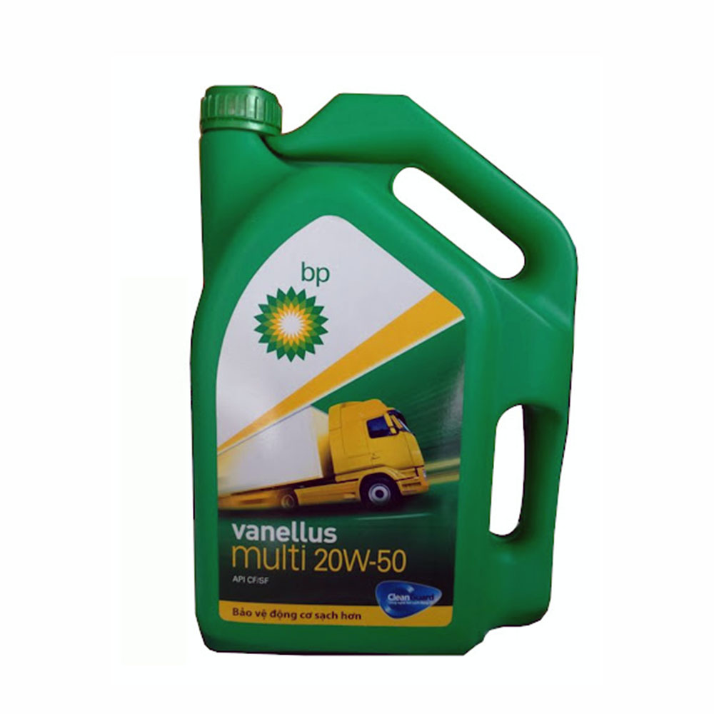 Dầu động cơ Diesel BP-Vanellus-Multi-20W-50-CF-4-5L BP Vanellus Multi 20W-50 CF-4 (5L)
